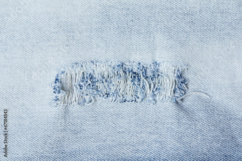 Texture of Blue Denim Jeans Background