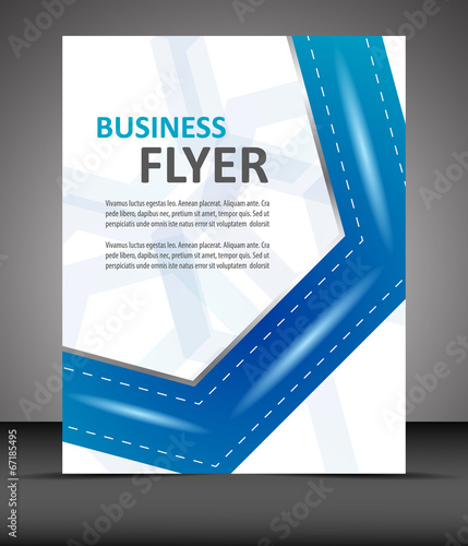 Vector brochure cover template
