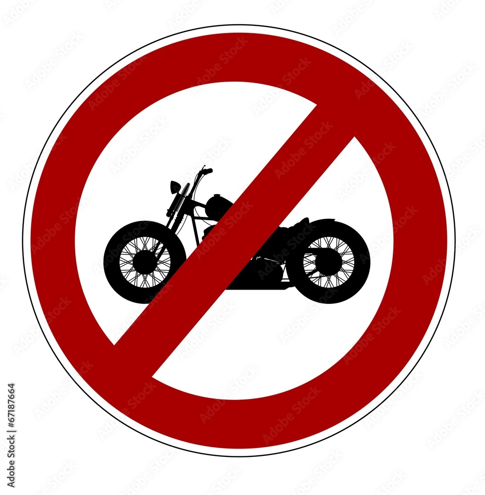 No motorcycles allowed No motorcycles allowed