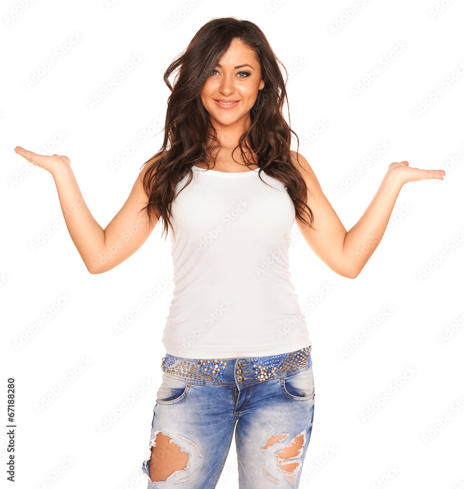 Girl in jeans Girl in jeans