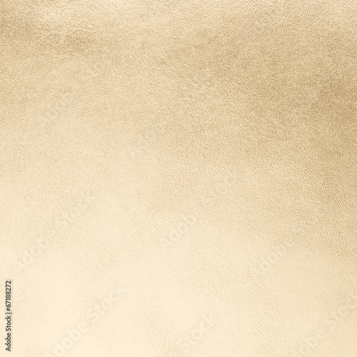 Golden color leather