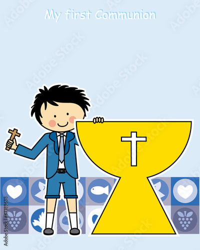 Boy First Communion