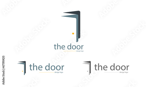 Door logo template