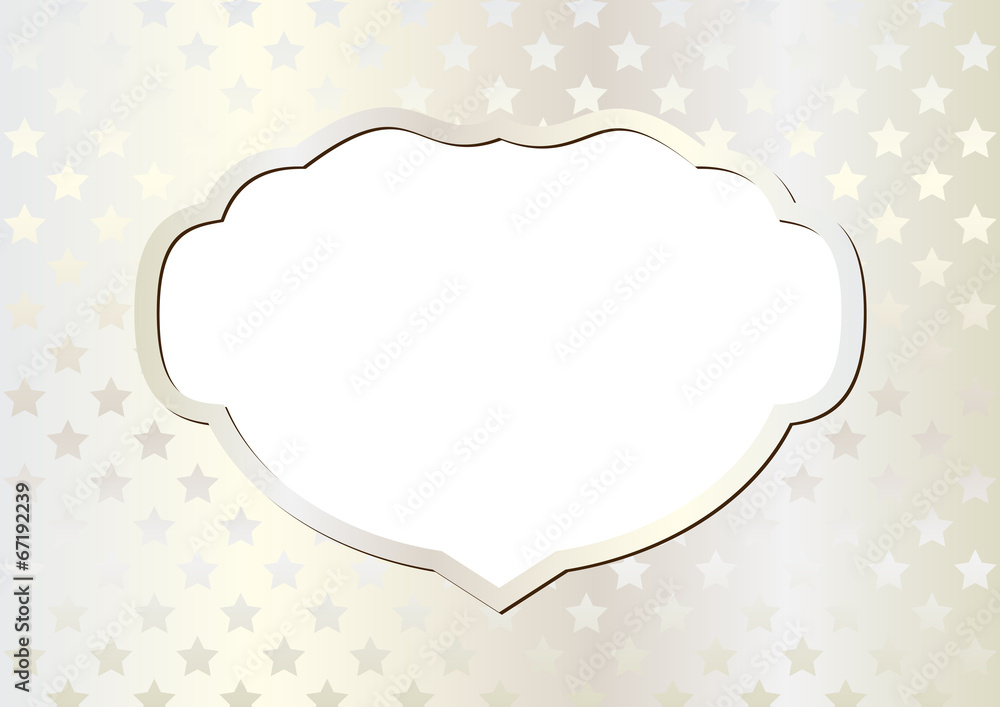 pearl background with stars and transparent space insert