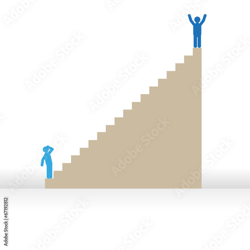 success man vector graphic