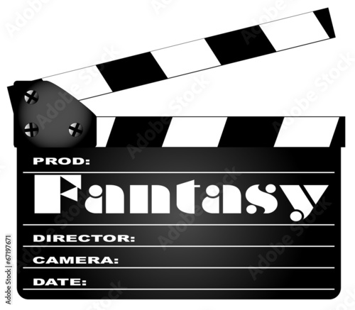 Fantasy Movie Clapperboard