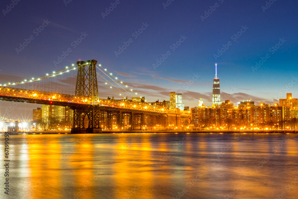 Fototapeta premium Williamsburg Bridge NYC