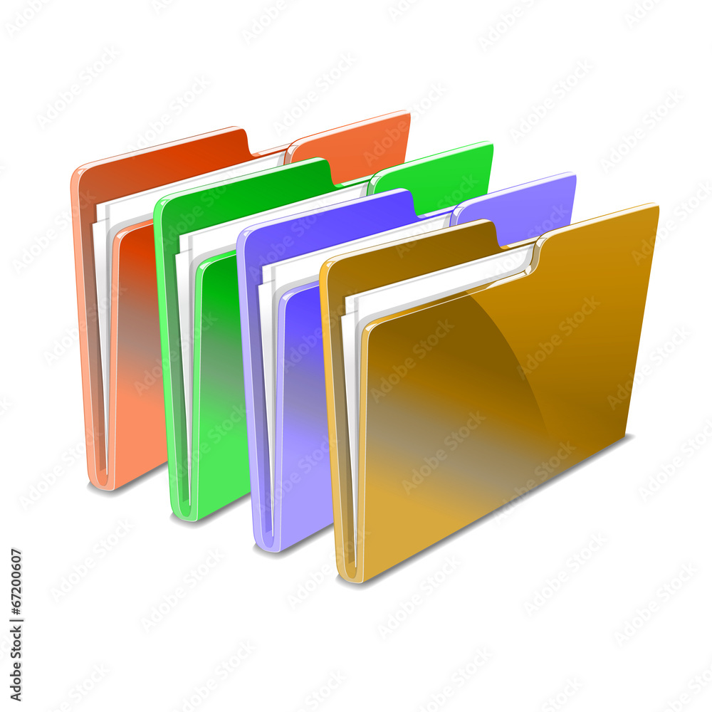 Folder. Vector illustration. Folder. Vector illustration.