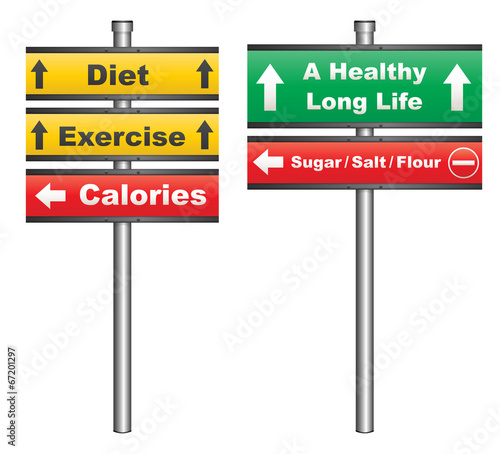 Diet and exercise for a healthy life