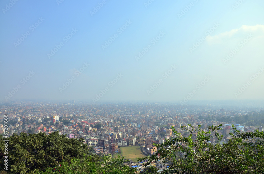 View point Cityscape of Kathmandu Nepal