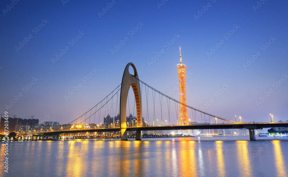 guangzhou in the sunset moment guangzhou in the sunset moment