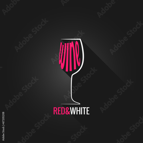 wine glass design background