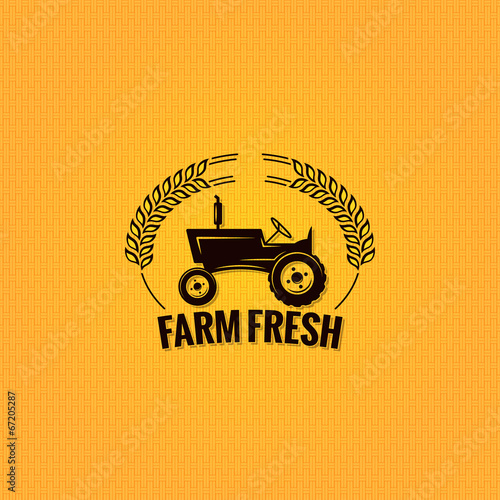 farm tractor design background