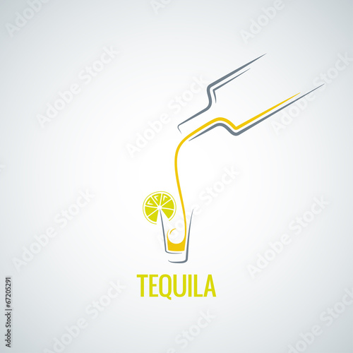 tequila shot bottle glass menu background