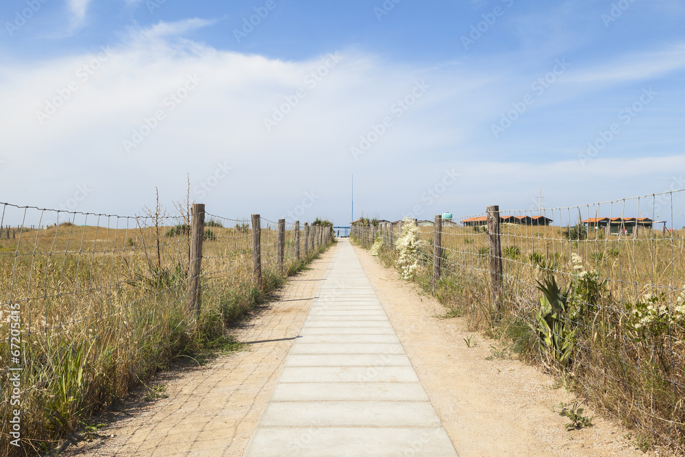 path to the beach