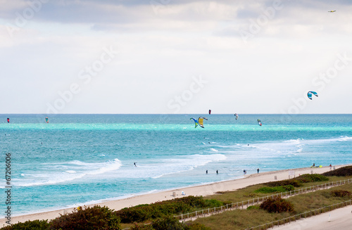 kitesurfing in Miami