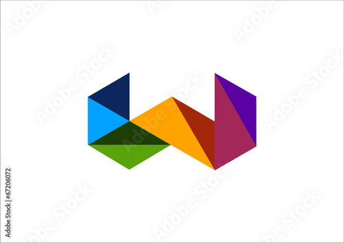 Triangle pattern background triangle background vector