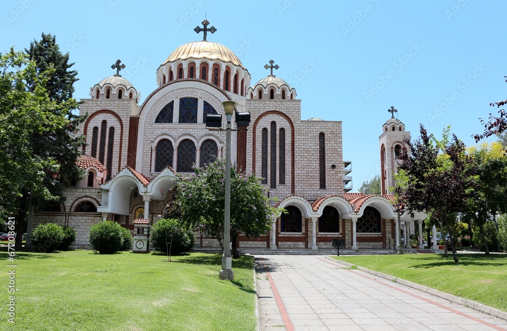 Saints Cyril and Methodius Church (Thessaloniki) - obrazy, fototapety, plakaty 