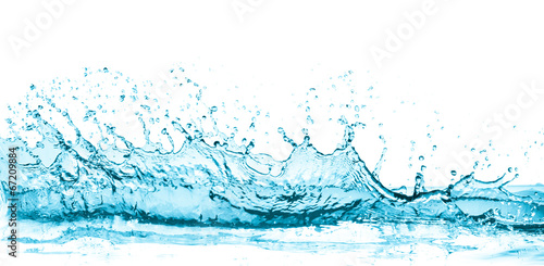 turquoise water splash