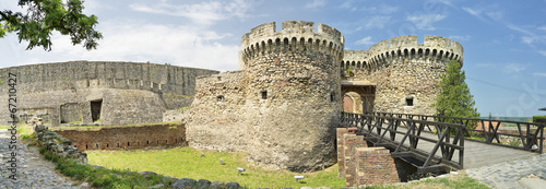 Zindan Gate And Castle Walls, Belgrade Fortress, Serbia photo