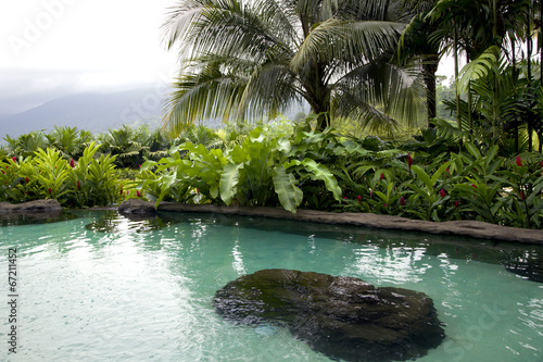 Фотография Pool with hot thermal water in Costa Rica