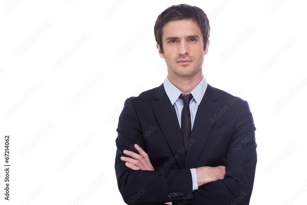 Confident and successful businessman. Confident and successful businessman.