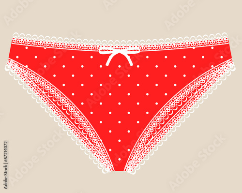 red lace lingerie