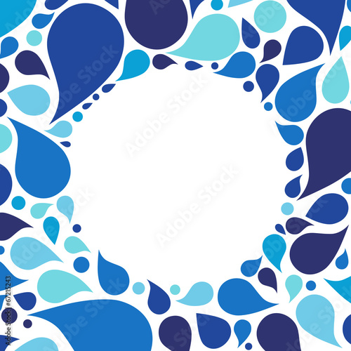 Rain drop background with place for your text
