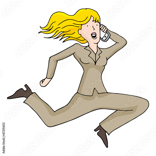 Busy Business Woman