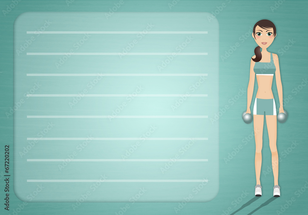 woman doing fitness woman doing fitness