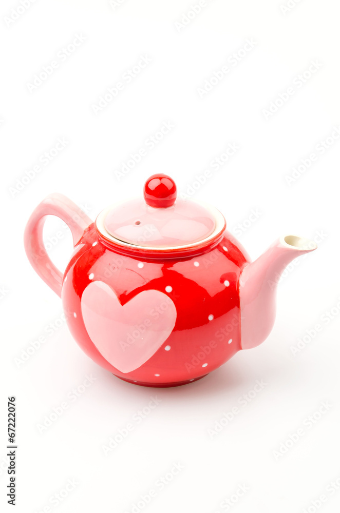 isolated heart kettle isolated heart kettle