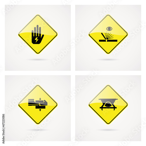 abstract danger signal on a white background Free Download abstract danger signal on a white background - GFXLoad