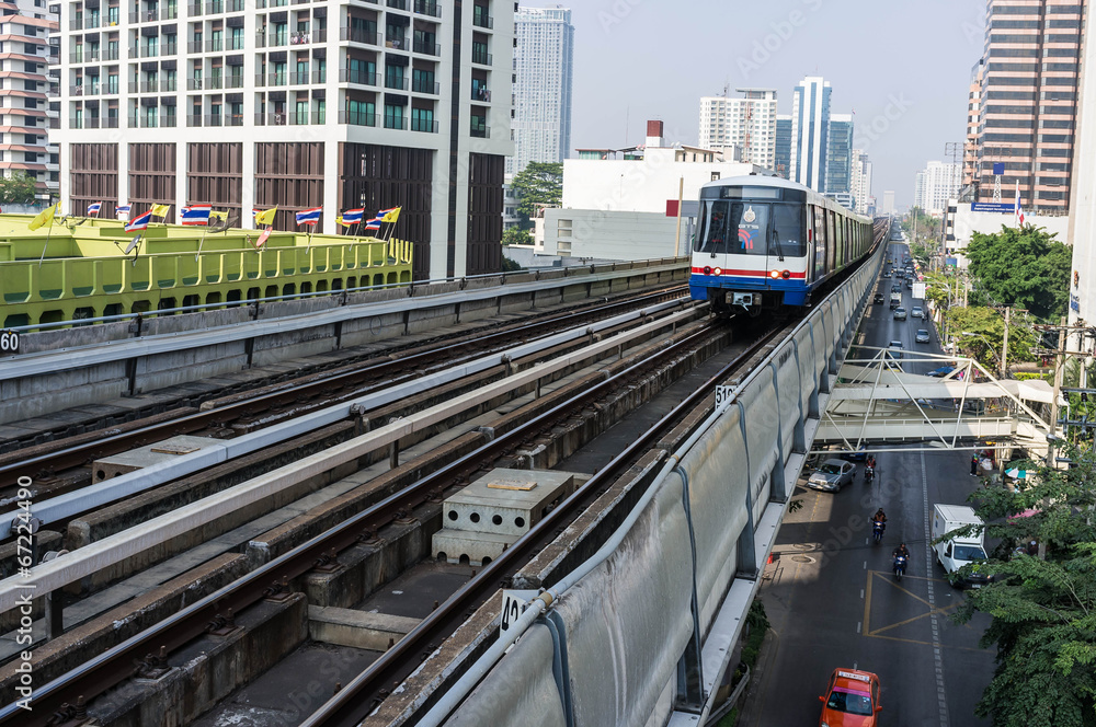 Naklejka premium Train is Coming