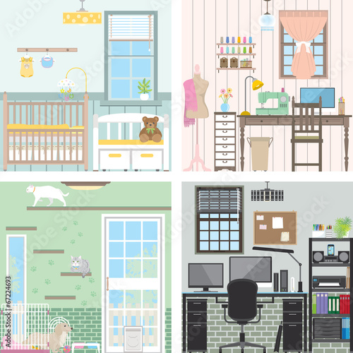 Illustration of room