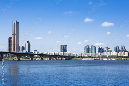 Hangang River landscapes