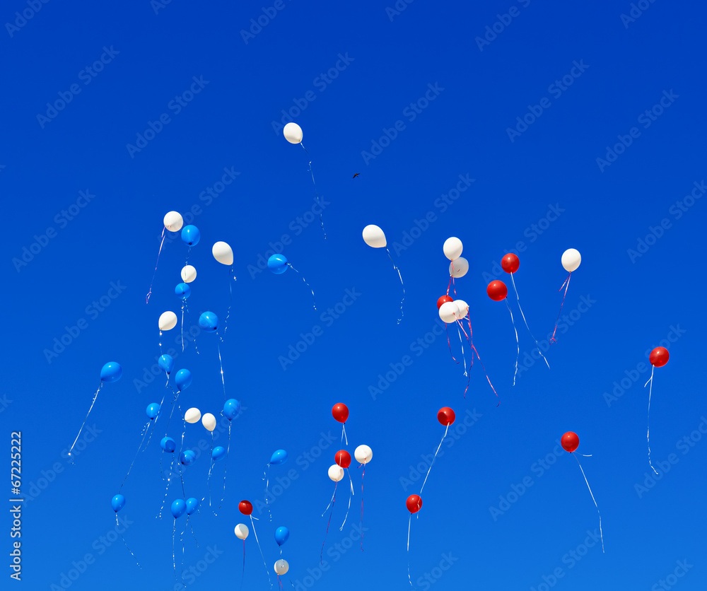 balloons flying in the sky balloons flying in the sky