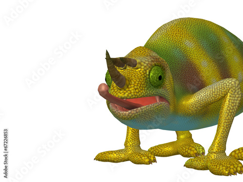 Cartoon Character Chameleon
