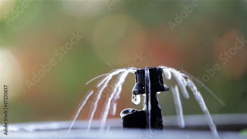 Garden Irrigation bubbler watering flower pot