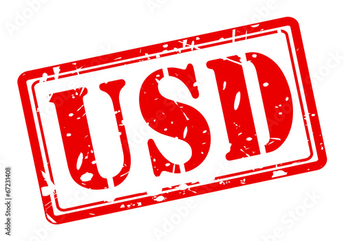 USD red stamp text