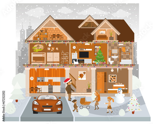 Inside the house (Winter)