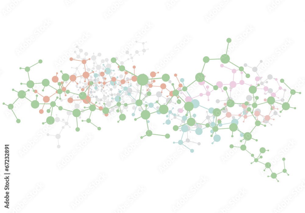 Abstract molecules medical background (Vector) Abstract molecules medical background (Vector)