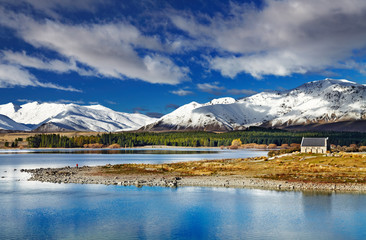 Crédence de cuisine Nouvelle-Zélande Lac Tekapo en Nouvelle-Zélande  © Dmitry Pichugin