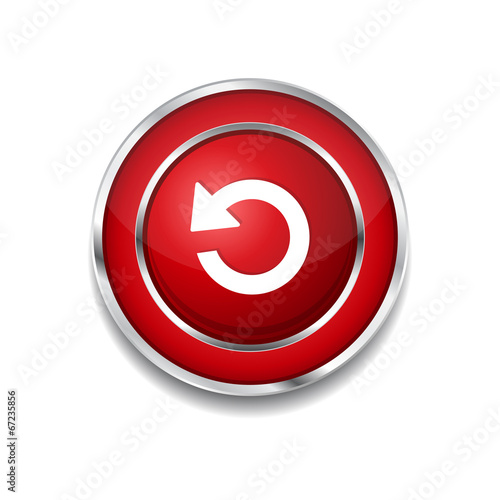 Free Download Reset Circular Vector Red Web Icon Button - GFXLoad