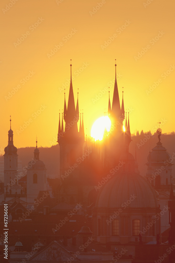 Prague - Spires of the Old Town