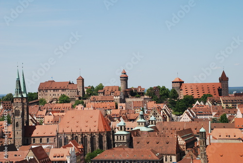 Silhouette der Nürnberger Kaiserburg