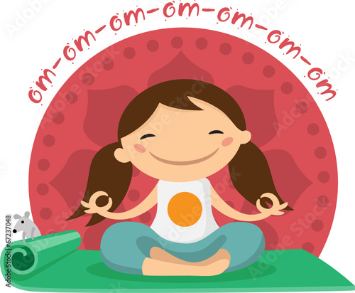 girl doing yoga