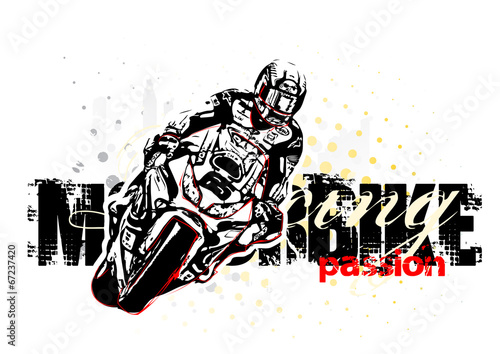 motorbike illustration