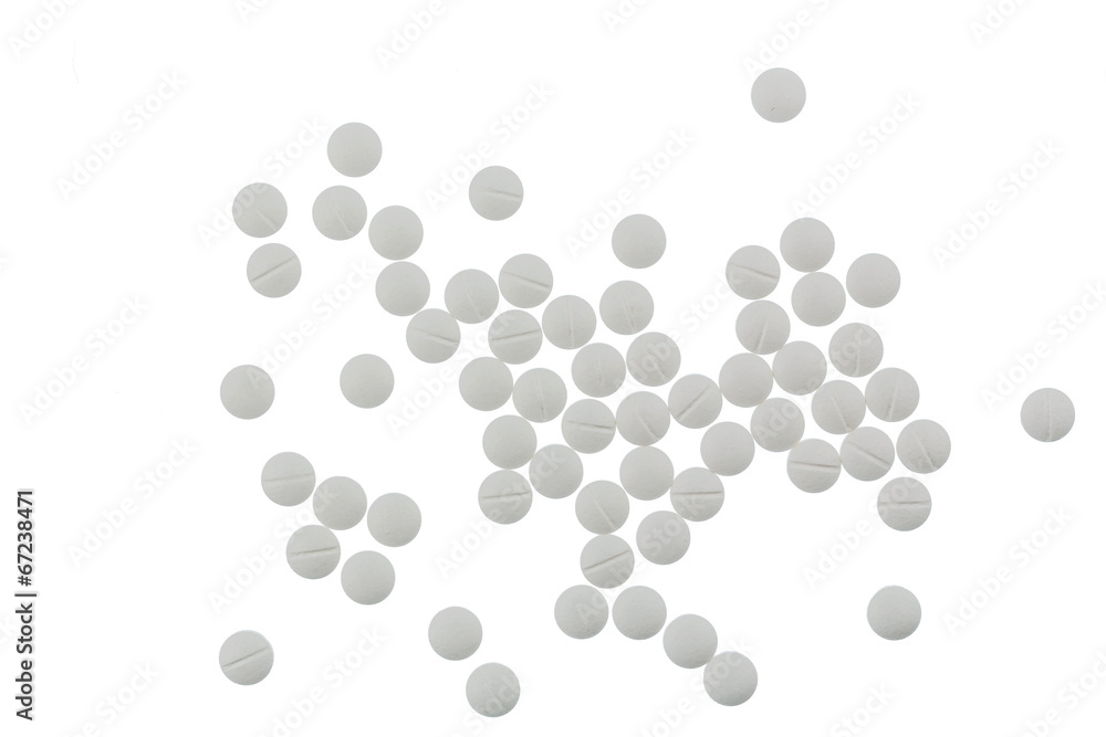 Weiße Tabletten Weiße Tabletten