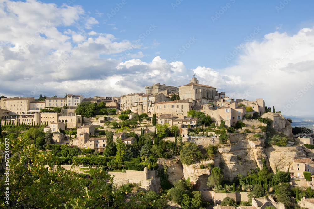 Gordes, one of the most beautiful and most visited French villag