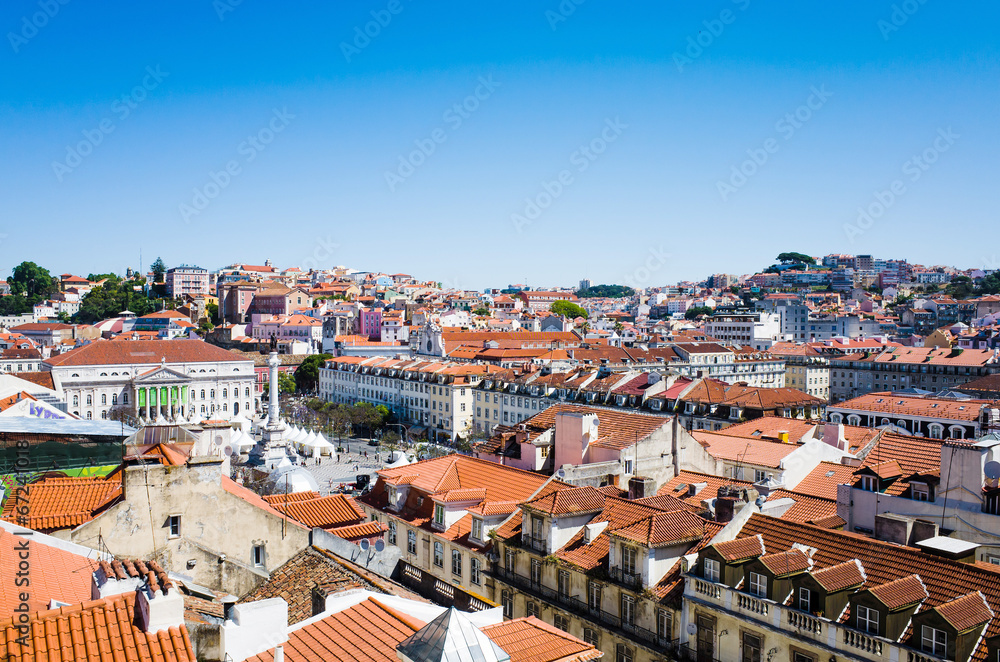 Lisbon, Portugal.- May 11: Old Town Lisbon on May 11, 2014